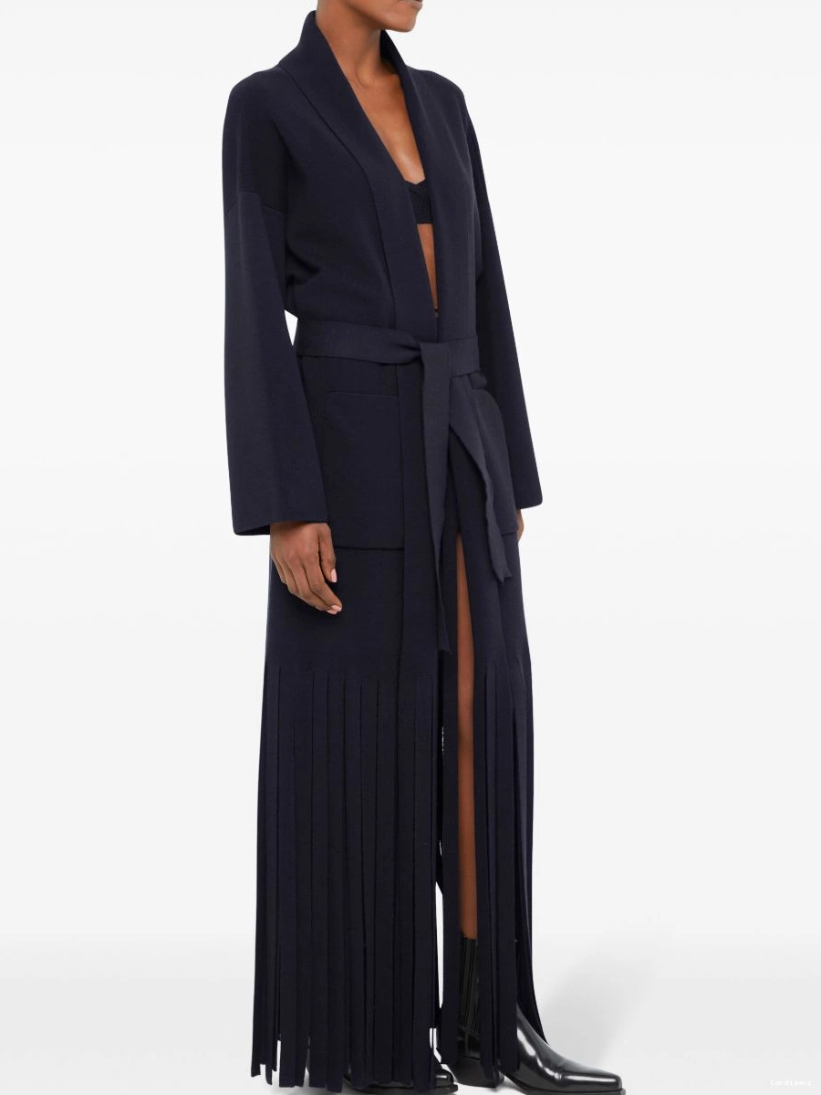 Cheap fringed belted coat Women Alanui 0720